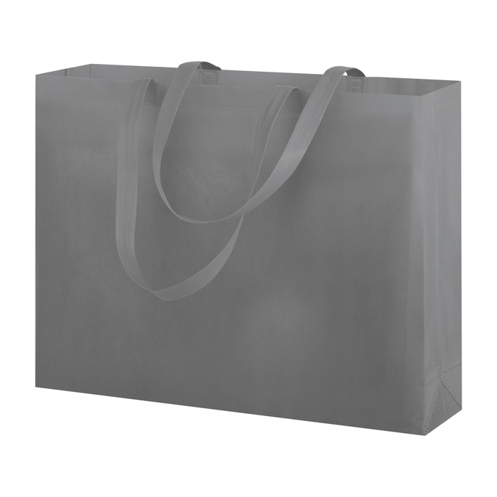 BORSA IN TNT cm 50x40x12 MANICI LUNGHI, CON SOFFIETTO RIF. TERMOSALDATE ART. RA623