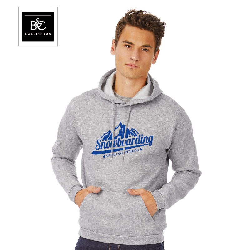 RB534 FELPA UNISEX COLORATA CON CAPPUCCIO gr.270/mq